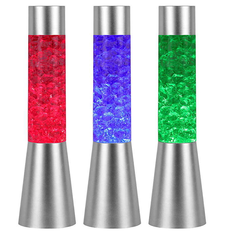 رنگ کو تبدیل کرنے والے مائع چمکیلی رات کی روشنی برف کے ساتھ جیسے شکل کی طرح ہے