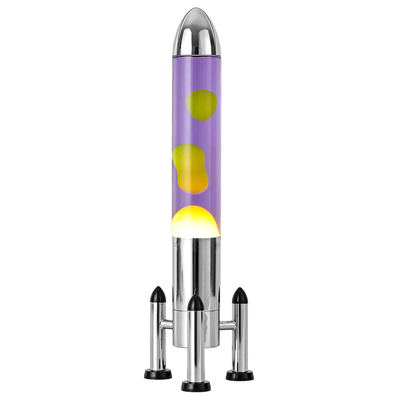 راکٹ سایہ کے ساتھ بڑے ایل ای ڈی لاوا لیمپ