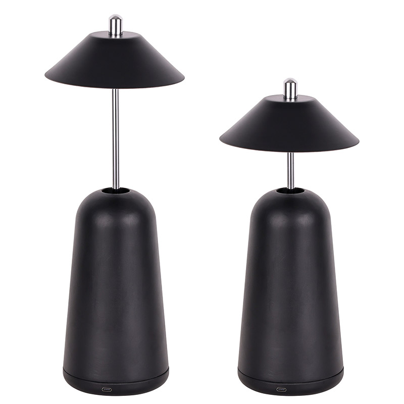 ایڈجسٹ ہائٹ شیڈ کے ساتھ جدید ایل ای ڈی ڈیسک لیمپ